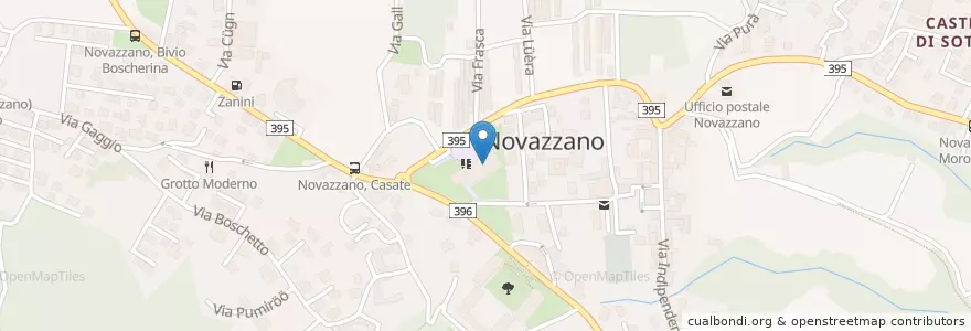 Mapa de ubicacion de Biblioteca comunale di Novazzano en Suiza, Novazzano, Tesino, Circolo Di Stabio, Distretto Di Mendrisio, Circolo Di Stabio, Novazzano.