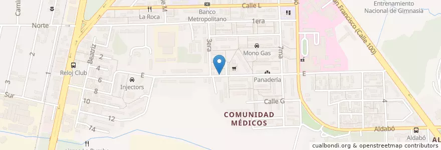 Mapa de ubicacion de Copia de Paquete TV en کوبا, La Habana, Boyeros.