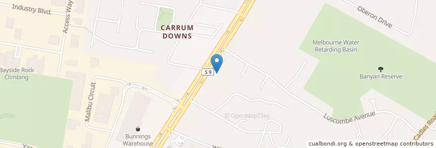 Mapa de ubicacion de St Mary’s Medical Centre en Australie, Victoria, City Of Frankston.