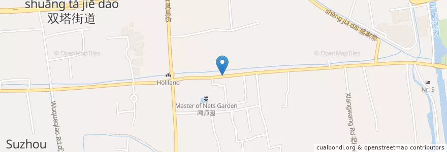 Mapa de ubicacion de Hops (Micro Brewery) en Çin, Suzhou, Jiangsu, 姑苏区, 双塔街道.
