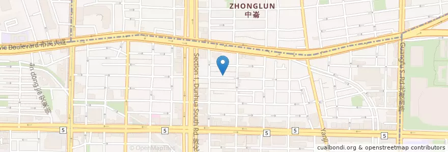 Mapa de ubicacion de 胡同燒肉一號店 en 臺灣, 新北市, 臺北市, 大安區.