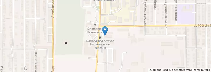 Mapa de ubicacion de Отдел полиции №5 en Russie, District Fédéral De La Volga, Oblast D'Orenbourg, Городской Округ Оренбург.