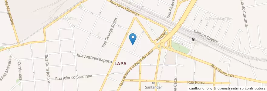Mapa de ubicacion de Fórum Regional da Lapa en Бразилия, Юго-Восточный Регион, Сан-Паулу, Região Geográfica Intermediária De São Paulo, Região Metropolitana De São Paulo, Região Imediata De São Paulo, Сан-Паулу.