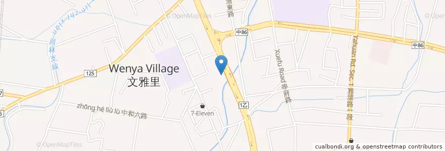 Mapa de ubicacion de 玉山骨外科診所 en Taiwan, Taichung, Distretto Di Daya.