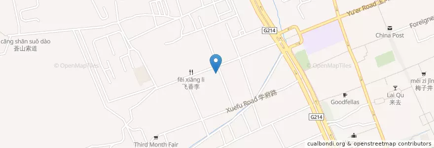Mapa de ubicacion de 满鑫轩 en 中国, 云南省, 大理白族自治州, 大理市.