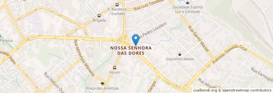 Mapa de ubicacion de Lazaro's en 巴西, 南部, 南里奥格兰德, Região Geográfica Intermediária De Santa Maria, Região Geográfica Imediata De Santa Maria, Santa Maria.