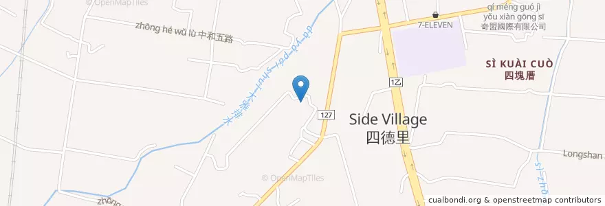 Mapa de ubicacion de 大雅鳳凰宮 en Tayvan, Taichung, 大雅區.