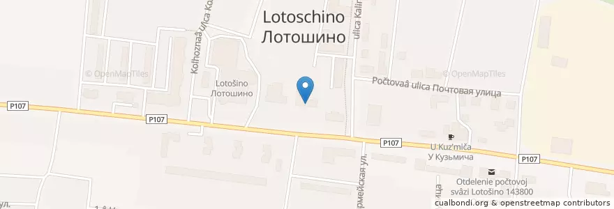 Mapa de ubicacion de Администрация Лотошинского муниципального района en Russia, Central Federal District, Moscow Oblast, Lotoshinsky District.