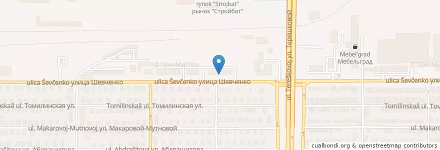Mapa de ubicacion de МБДОУ детский сад № 78 en Rusia, Приволжский Федеральный Округ, Óblast De Oremburgo, Городской Округ Оренбург.