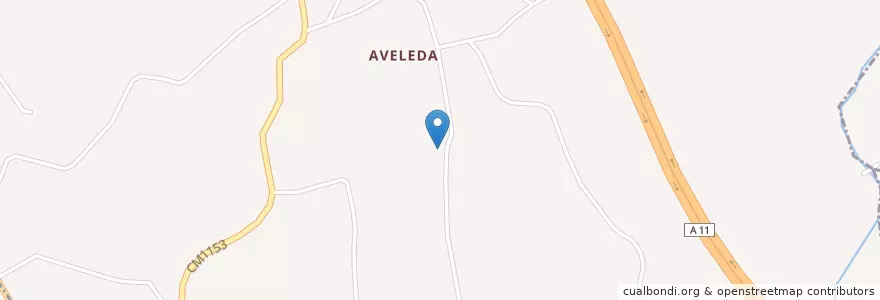 Mapa de ubicacion de Aveleda en Portugal, Nord, Porto, Tâmega E Sousa, Lousada, Aveleda.