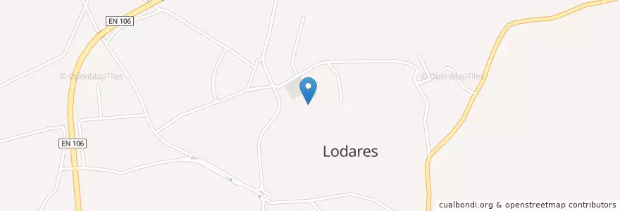 Mapa de ubicacion de Lodares en Portekiz, Norte, Porto, Tâmega E Sousa, Lousada, Lodares.