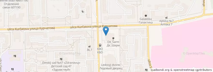 Mapa de ubicacion de Сбербанк en Rusya Federasyonu, Приволжский Федеральный Округ, Nijniy Novgorod Oblastı, Городской Округ Саров.