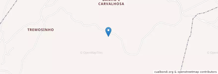 Mapa de ubicacion de Banho e Carvalhosa en Portekiz, Norte, Porto, Tâmega E Sousa, Marco De Canaveses, Banho E Carvalhosa.