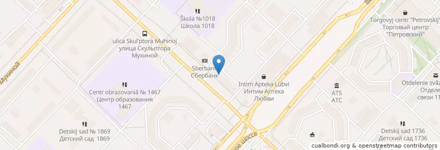 Mapa de ubicacion de А-2 en Россия, Центральный Федеральный Округ, Москва, Западный Административный Округ, Район Ново-Переделкино.