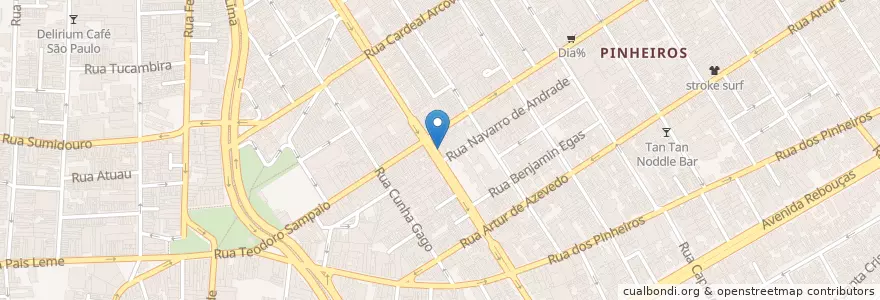 Mapa de ubicacion de Bradesco en برزیل, منطقه جنوب شرقی برزیل, سائوپائولو, Região Geográfica Intermediária De São Paulo, Região Metropolitana De São Paulo, Região Imediata De São Paulo, سائوپائولو.