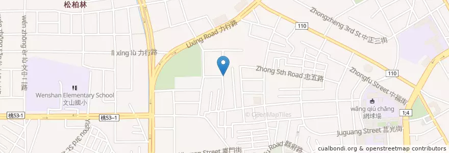 Mapa de ubicacion de Yongding 2nd &amp; Ln. 89, Baoding 3rd St. Intersection en Taiwan, Taoyuan, Taoyuan District.