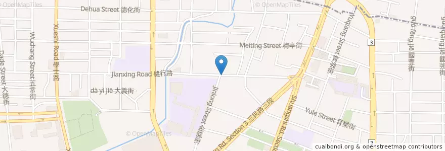 Mapa de ubicacion de 寶覺禪寺 en 臺灣, 臺中市, 北區.