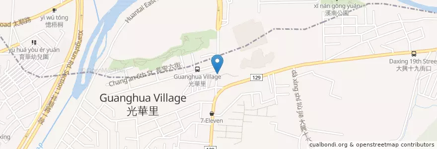 Mapa de ubicacion de 屯區藝文中心 en Tayvan, Taichung, 太平區.