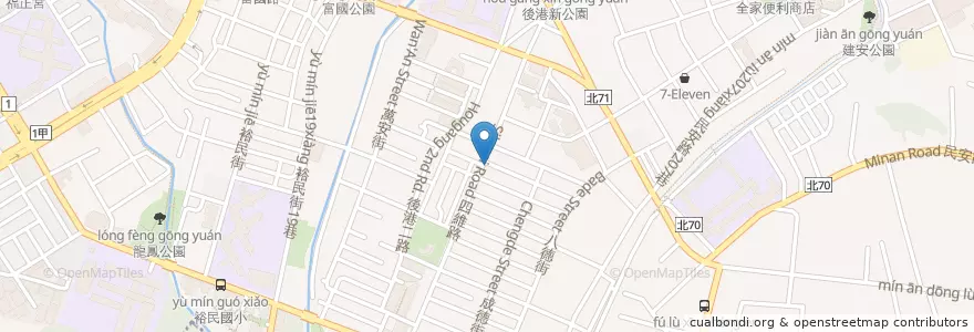 Mapa de ubicacion de 王功快炒 en Taiwan, 新北市, 新莊區.