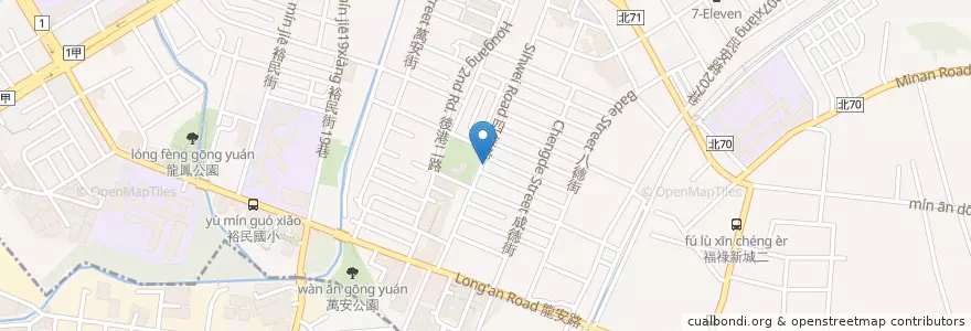 Mapa de ubicacion de 西門町楊排骨酥麵 en Taiwan, 新北市, 新莊區.