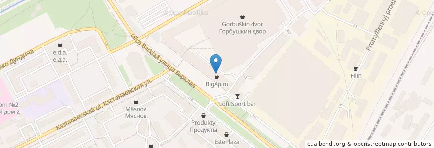 Mapa de ubicacion de Ташкент en Rússia, Distrito Federal Central, Москва, Западный Административный Округ.