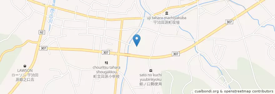 Mapa de ubicacion de 来迎院 en ژاپن, 京都府, 綴喜郡, 宇治田原町.