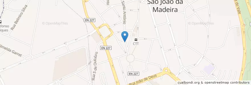 Mapa de ubicacion de Taberna do Zé en ポルトガル, Aveiro, ノルテ, Área Metropolitana Do Porto, São João Da Madeira, São João Da Madeira.