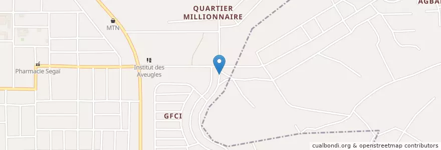 Mapa de ubicacion de Maquis en Elfenbeinküste, Abidjan.