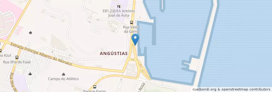 Mapa de ubicacion de Peter Café Sport en Portugal, Azores, Faial, Horta, Horta (Angústias).