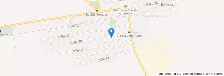 Mapa de ubicacion de Lavado de Autos en 쿠바, Matanzas, Pedro Betancourt.
