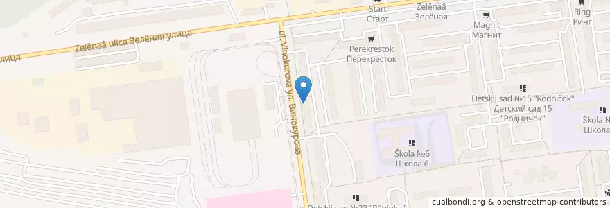 Mapa de ubicacion de Трактир en Rusland, Приволжский Федеральный Округ, Оренбургская Область, Городской Округ Новотроицк.