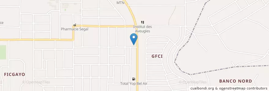 Mapa de ubicacion de Lavage Auto en Costa De Marfil, Abiyán, Yopougon.
