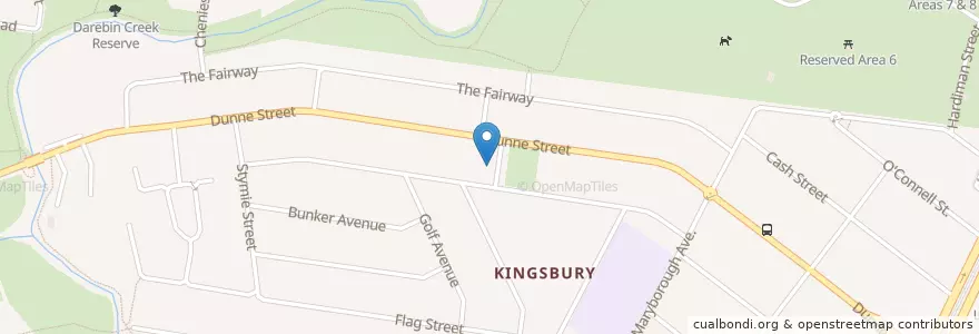 Mapa de ubicacion de Kingsbury Pharmacy en Australie, Victoria, City Of Darebin.