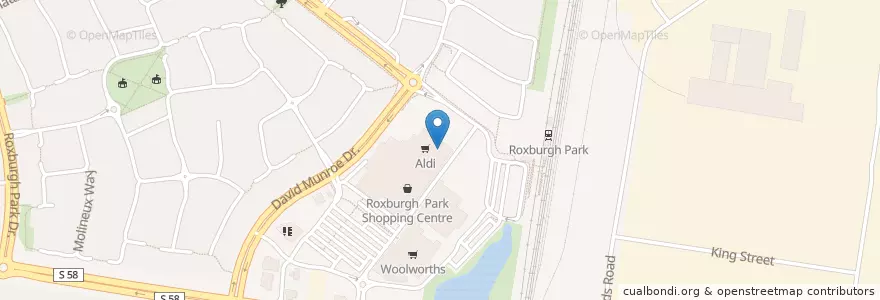 Mapa de ubicacion de Al Tanoor Iraqi Restaurant en Australien, Victoria, City Of Hume.