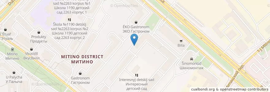 Mapa de ubicacion de City Baby en Russia, Central Federal District, Moscow, North-Western Administrative Okrug, Mitino District.