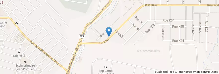 Mapa de ubicacion de Café resto en 科特迪瓦, 阿比让, Adjamé.