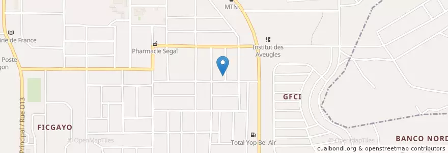 Mapa de ubicacion de Ecole Coranique en Costa De Marfil, Abiyán, Yopougon.
