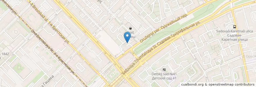Mapa de ubicacion de Share House en Russie, District Fédéral Central, Moscou, Центральный Административный Округ, Тверской Район.