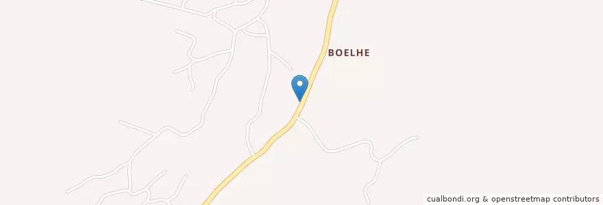 Mapa de ubicacion de Boelhe en البرتغال, المنطقة الشمالية (البرتغال), بورتو, Tâmega E Sousa, Penafiel, Boelhe.