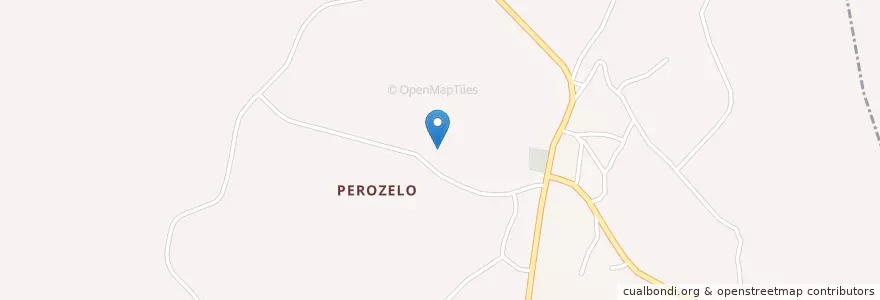 Mapa de ubicacion de Perozelo en 포르투갈, 노르트 지방, 포르투, Tâmega E Sousa, Penafiel, Perozelo.