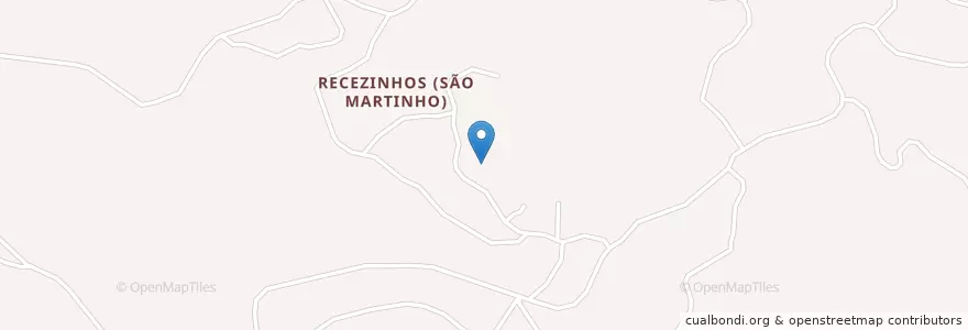 Mapa de ubicacion de Recezinhos (São Martinho) en پرتغال, Norte, Porto, Tâmega E Sousa, Penafiel, Recezinhos (São Martinho).