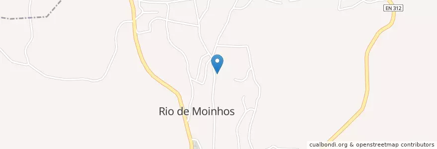 Mapa de ubicacion de Rio de Moinhos en Portekiz, Norte, Porto, Tâmega E Sousa, Penafiel, Rio De Moinhos.