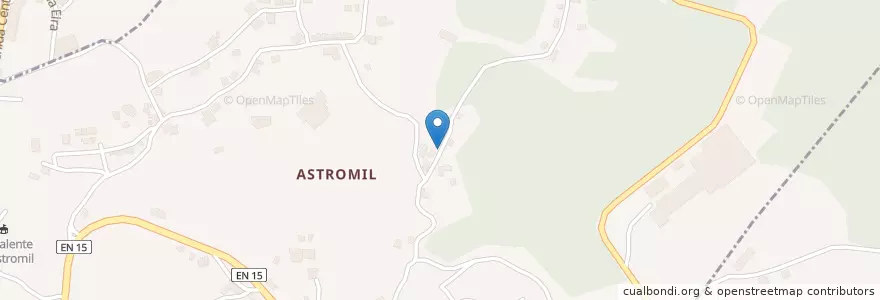 Mapa de ubicacion de Astromil en Португалия, Северный, Área Metropolitana Do Porto, Porto, Paredes, Astromil.