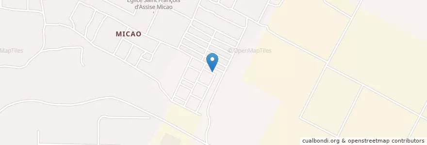 Mapa de ubicacion de Maquis-Restaurant chez Sabine en Costa D'Avorio, Abidjan, Yopougon.