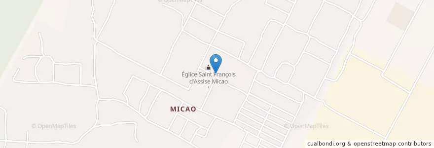 Mapa de ubicacion de cyber café en Fildişi Sahili, Abican, Yopougon.