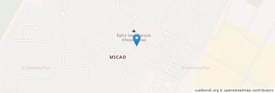 Mapa de ubicacion de boutique en ساحل العاج, أبيدجان, Yopougon.