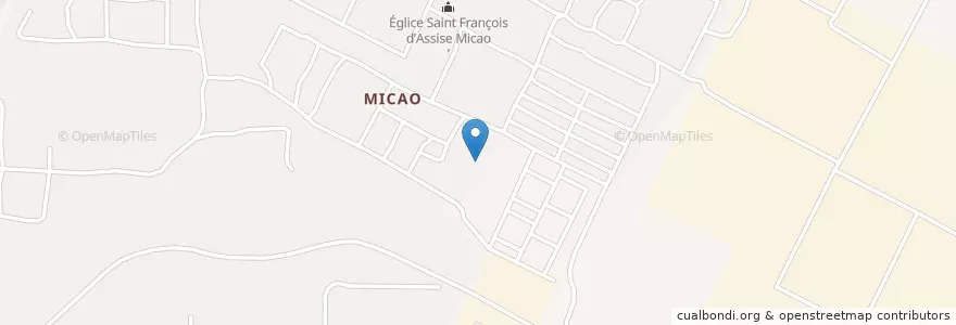 Mapa de ubicacion de Marché en コートジボワール, アビジャン, Yopougon.