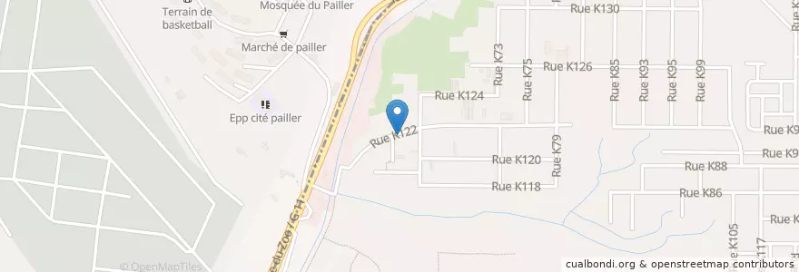 Mapa de ubicacion de Restaurant en 科特迪瓦, 阿比让, Cocody, Adjamé.