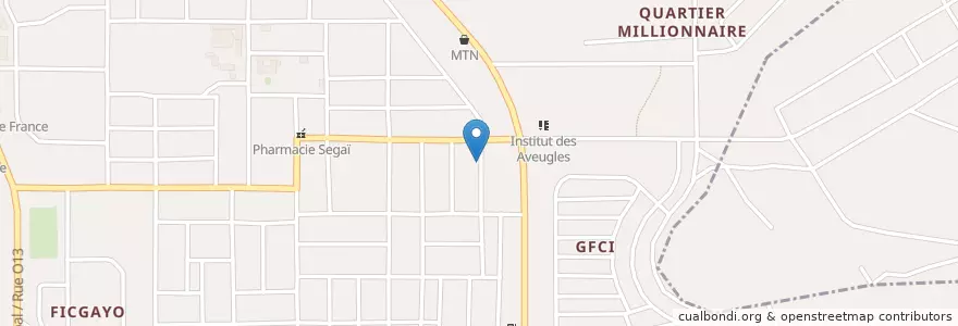 Mapa de ubicacion de Garbadrome en Fildişi Sahili, Abican, Yopougon.