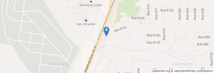 Mapa de ubicacion de Restaurant en Costa De Marfil, Abiyán, Cocody, Adjamé.